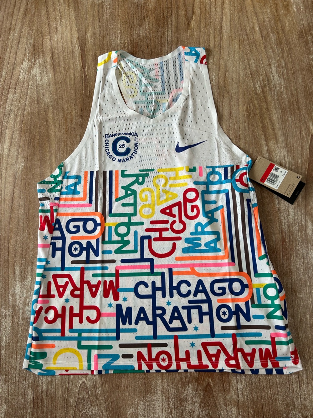 Nike Aeroswift 2025 Chicago Marathon Running Singlet Size L